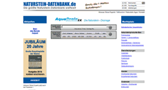 Desktop Screenshot of natursteindatenbank.de