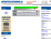 Tablet Screenshot of natursteindatenbank.de